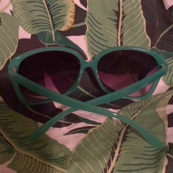 Retro oversized sunglasses green - Picture 2 of 3